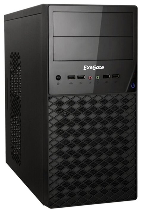 Корпус Exegate QA-413U Black mATX без БП (EX278431RUS)