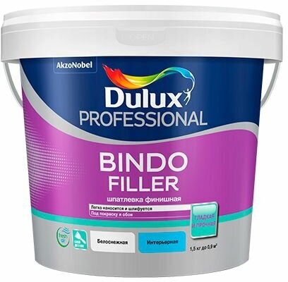 Шпатлевка Dulux Professional Bindo Filler финишная 1,5 кг (0,9 л)