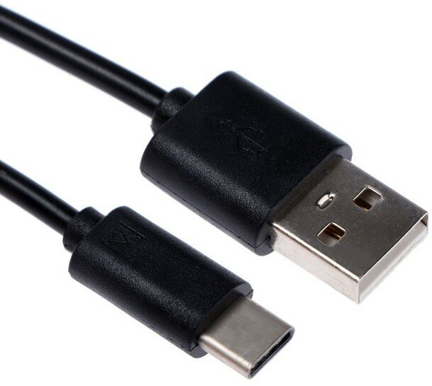 Кабель OXION Type-C - USB 1 м черный