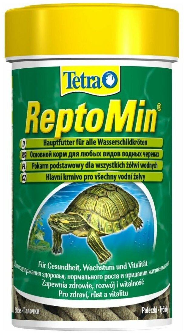 Tetra ReptoMin корм в виде палочек для водных черепах 500 мл - фотография № 8