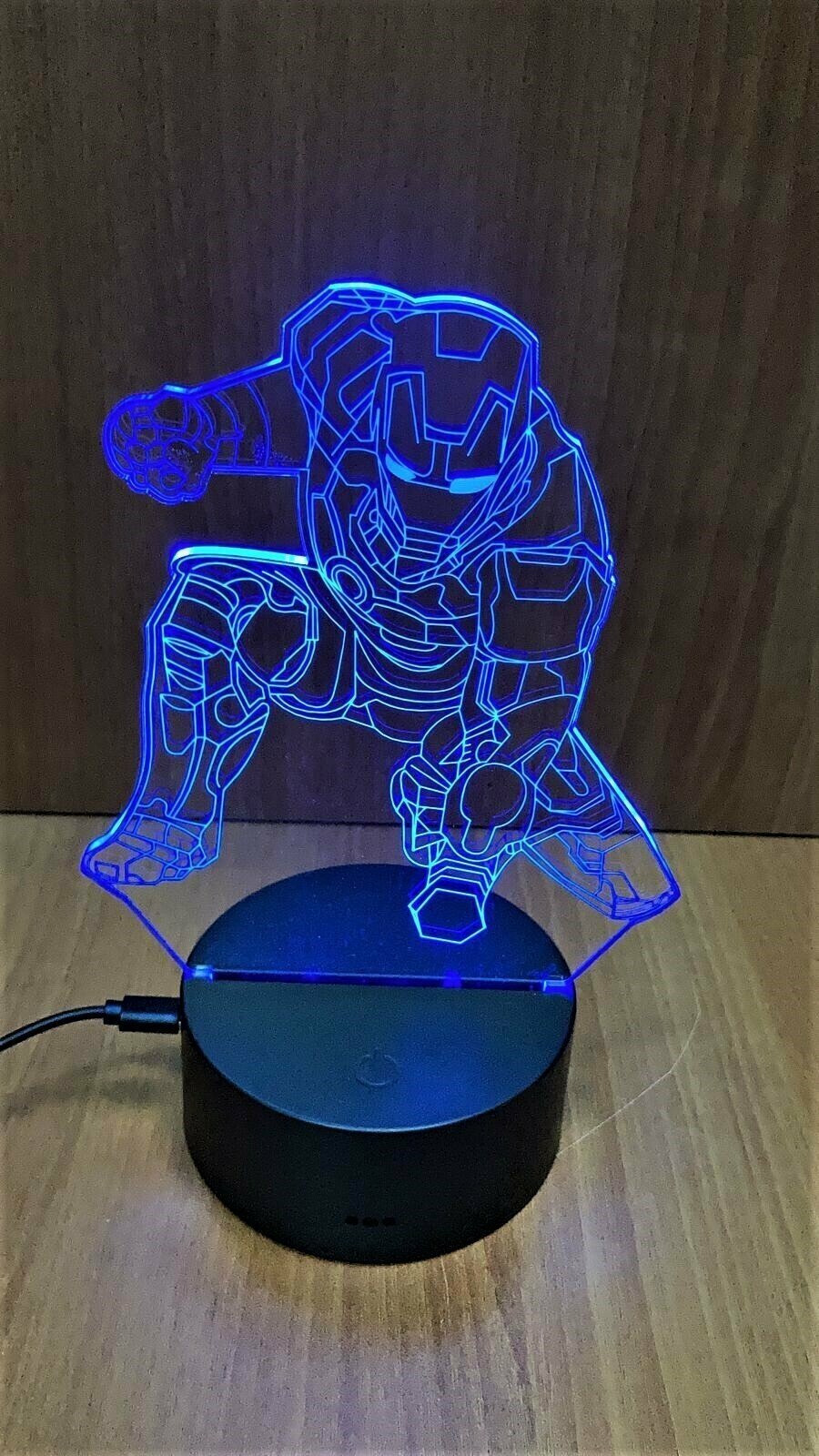 3D Светильник " Железный Человек " №59 - фотография № 2