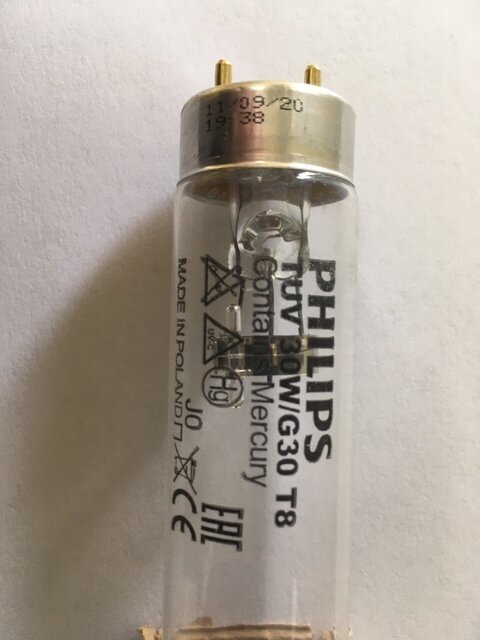 Tuv 30w on sale g30t8 philips
