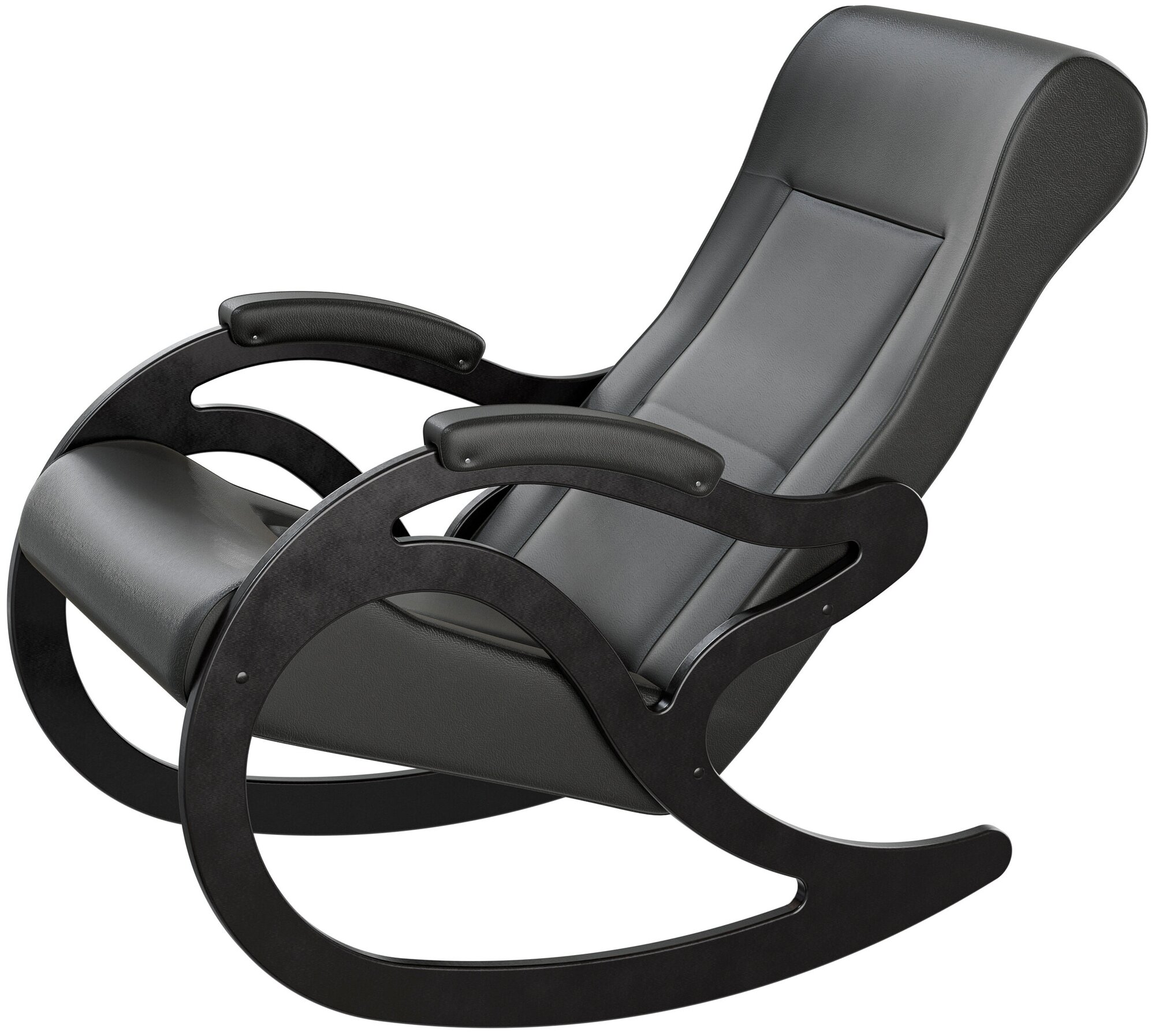 Кресло-качалка Модель 7 б/л Ткань Eva 6, Каркас венге - фотография № 3