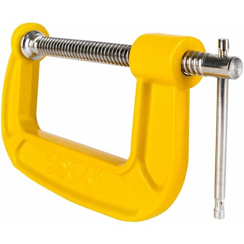 Струбцина G-образная усиленная Deli DL-G206 высота зажима 150мм глубина зажима 95мм 938₽