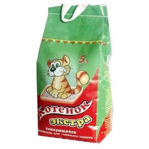 Наполнитель Котенок экстра 5 л комкующийся (2 шт)