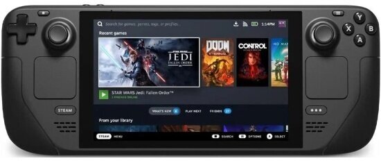 Игровая приставка Valve Steam Deck 64 ГБ SSD, черный
