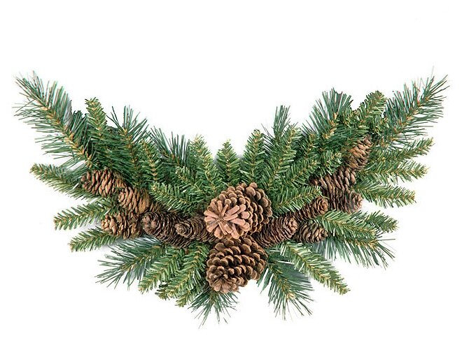 National Tree Company Сваг Еловый с шишками 90 см, ПВХ 31PC3CR