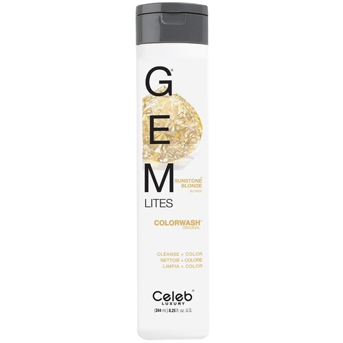 Celeb luxury Шампунь для яркости цвета Солнечный Бриллиант Gem Lites Shampoo Sunstone 244 мл шампунь солнечный бриллиант для яркости цвета