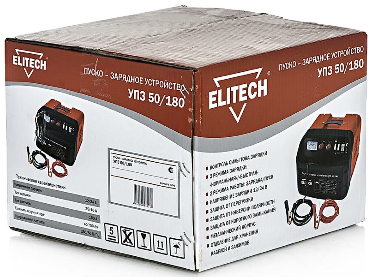 Пуско-зарядное устройство ELITECH УПЗ 50/180