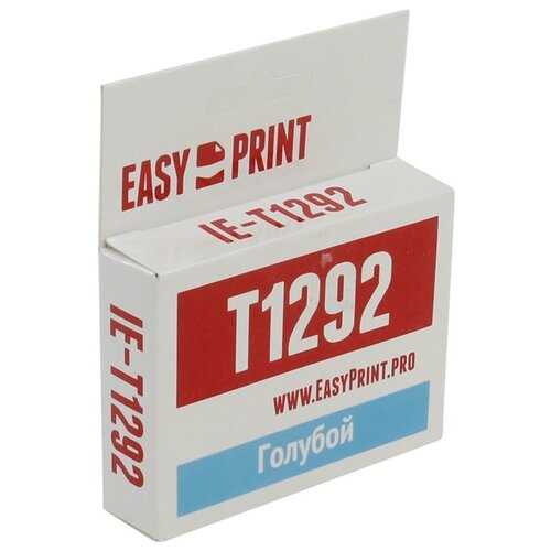 Картридж EasyPrint IE T1292, 435 стр, голубой