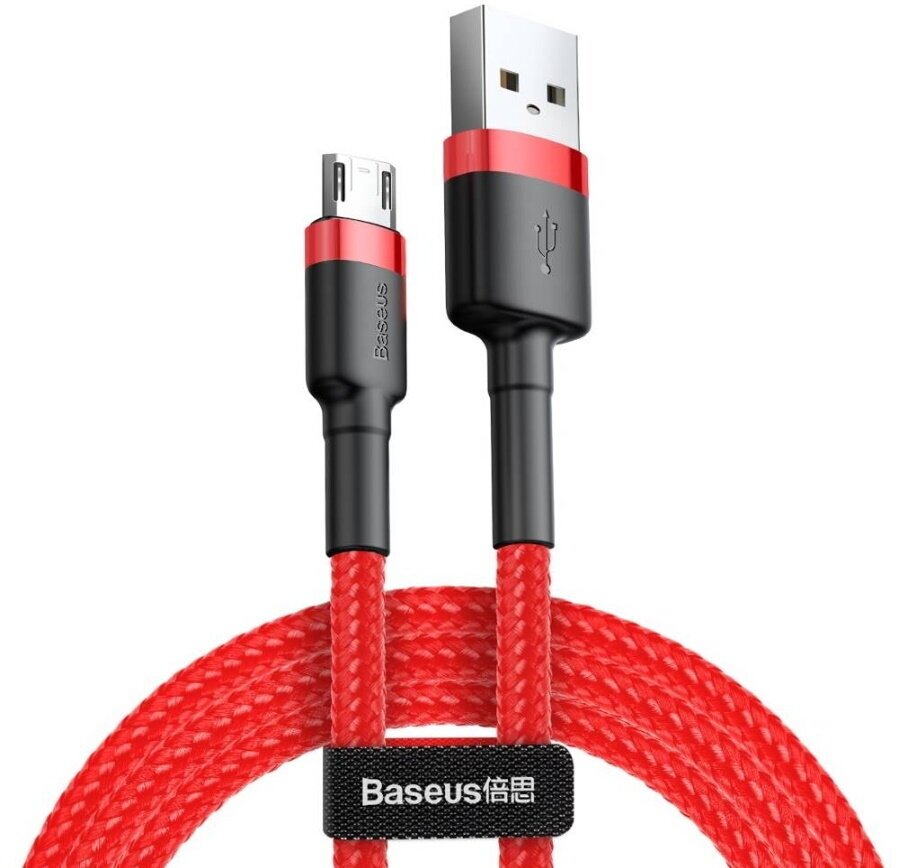 Кабель Baseus Cafule Cable USB - Micro USB 1.5 A 2m Red (CAMKLF-C09)