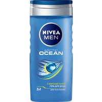 Гель-шампунь для душа Nivea Men Arctic ocean, 250 мл, 295 г