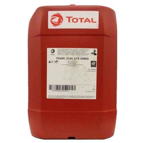 фото Трансмиссионное масло total transmission dual 8 fe 80-90w 20 л