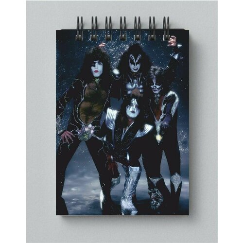 Блокнот Kiss - Кисс № 4 футболка design heroes рок группа kiss мужская черная s