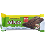 SNAQ FABRIQ Молочный шоколад с шоколадно-ореховой пастой 55 гр - изображение