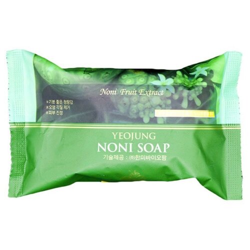 Купить Juno Мыло отшелушивающие с фруктом нони - Yeojung noni peeling soap, 120г