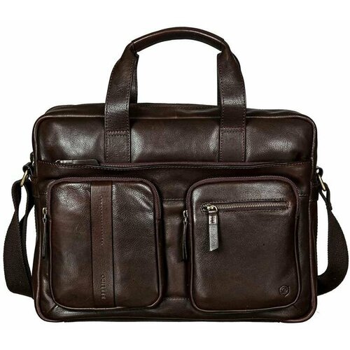 Бизнес сумка | деловая сумка | офисная сумка | сумка кожаная Miguel Bellido 8636 02 brown