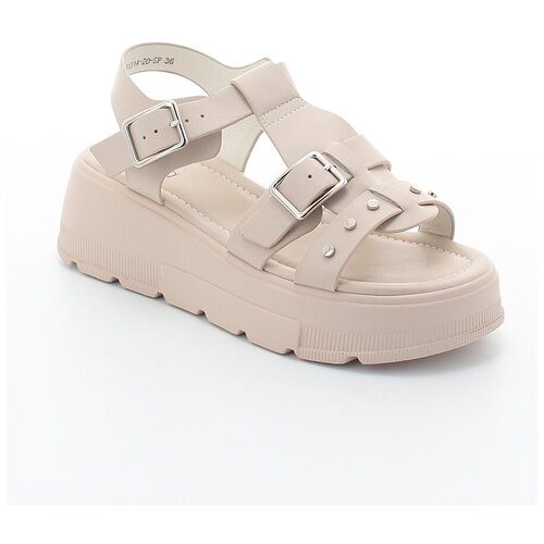 фото Босоножки madella женские летние, размер 39, цвет бежевый, артикул xmg-31314-2o-sp