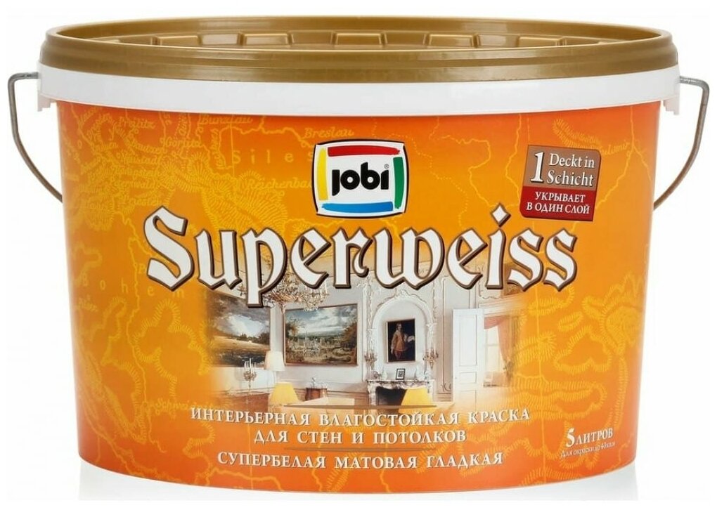 Краска акриловая Jobi Superweiss