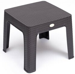 Кофейный столик "Ротанг" 44 х 44 х 41 см, темно-коричневый 7712031