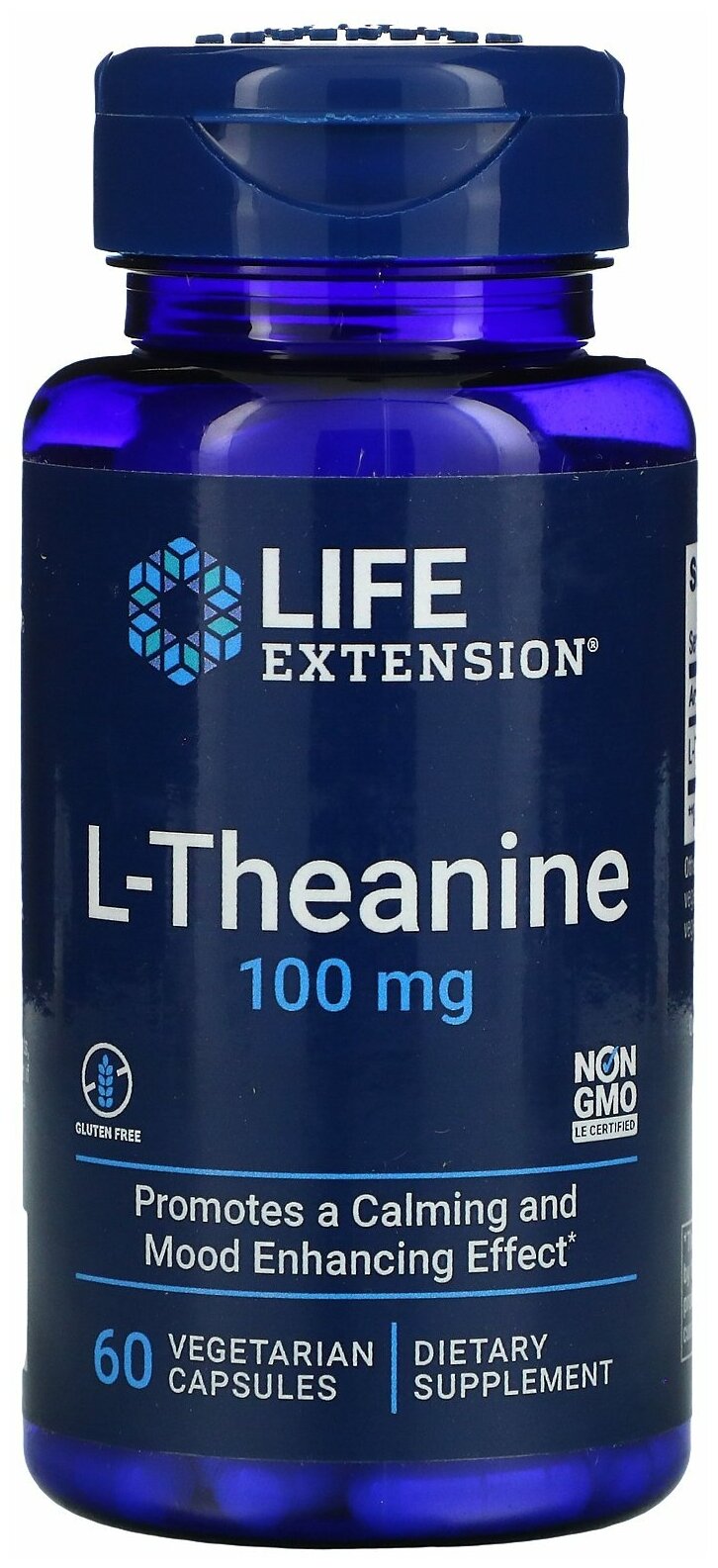 Life Extension L-Theanine 100 мг 60 vcaps