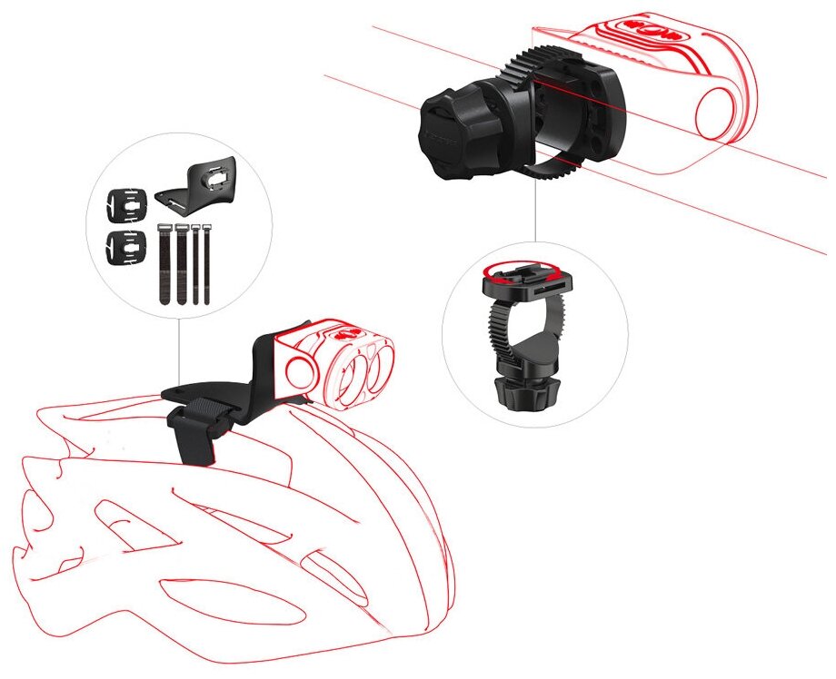 Налобный фонарь LED LENSER H7R Signature, черный [502197] - фото №8