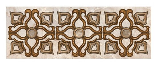 фото Бордюр настенная Нефрит-керамика Гермес 05-01-1-93-03-15-125-0, 25х9 см.