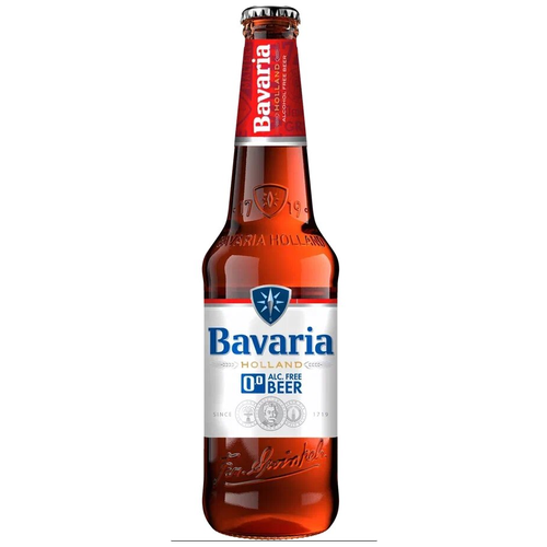 Пиво безалкогольное светлое Bavaria Alcohol free beer 0.45 л , 12 шт.