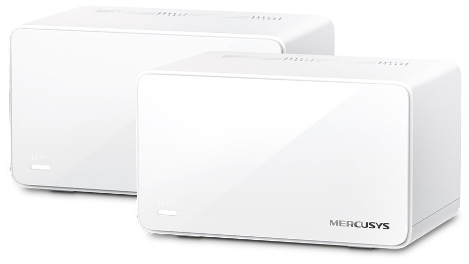 Бесшовный Mesh роутер Mercusys Halo H90X(2-pack) белый - фото №1
