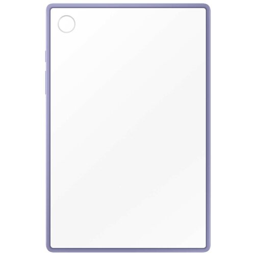  Samsung Galaxy Tab A8 Clear Edge Cover Transparent-Purple Frame EF-QX200TVEGRU