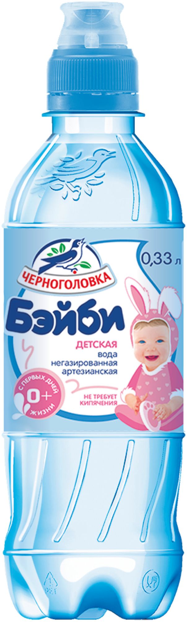 Детская вода Черноголовская, c рождения (0,33л*12шт)