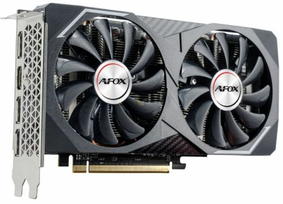 Видеокарта AFOX Radeon RX 6600 8GB GDDR6 128Bit HDMI 3xDP ATX Dual Fan