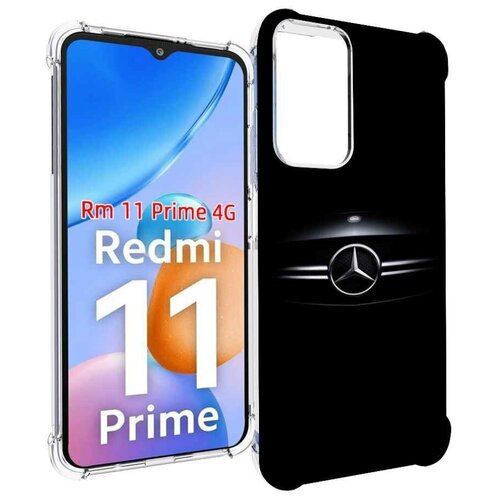 Чехол MyPads mercedes-мерседес-1 для Xiaomi Redmi 11 Prime 4G задняя-панель-накладка-бампер