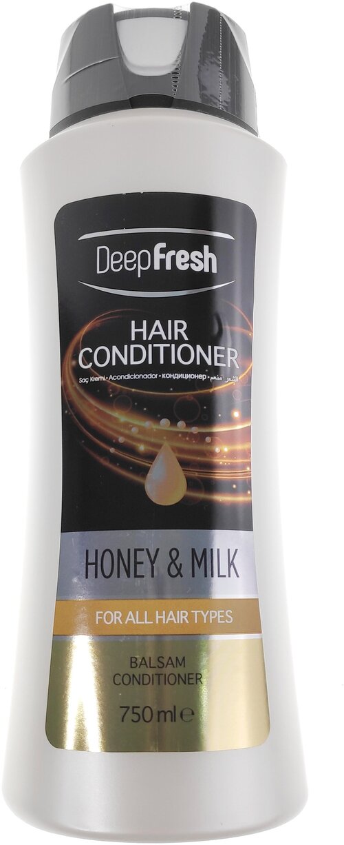 Deep Fresh Женский Honey&Milk Hair Conditioner Кондиционер для всех типов волос Молоко и мед 750мл