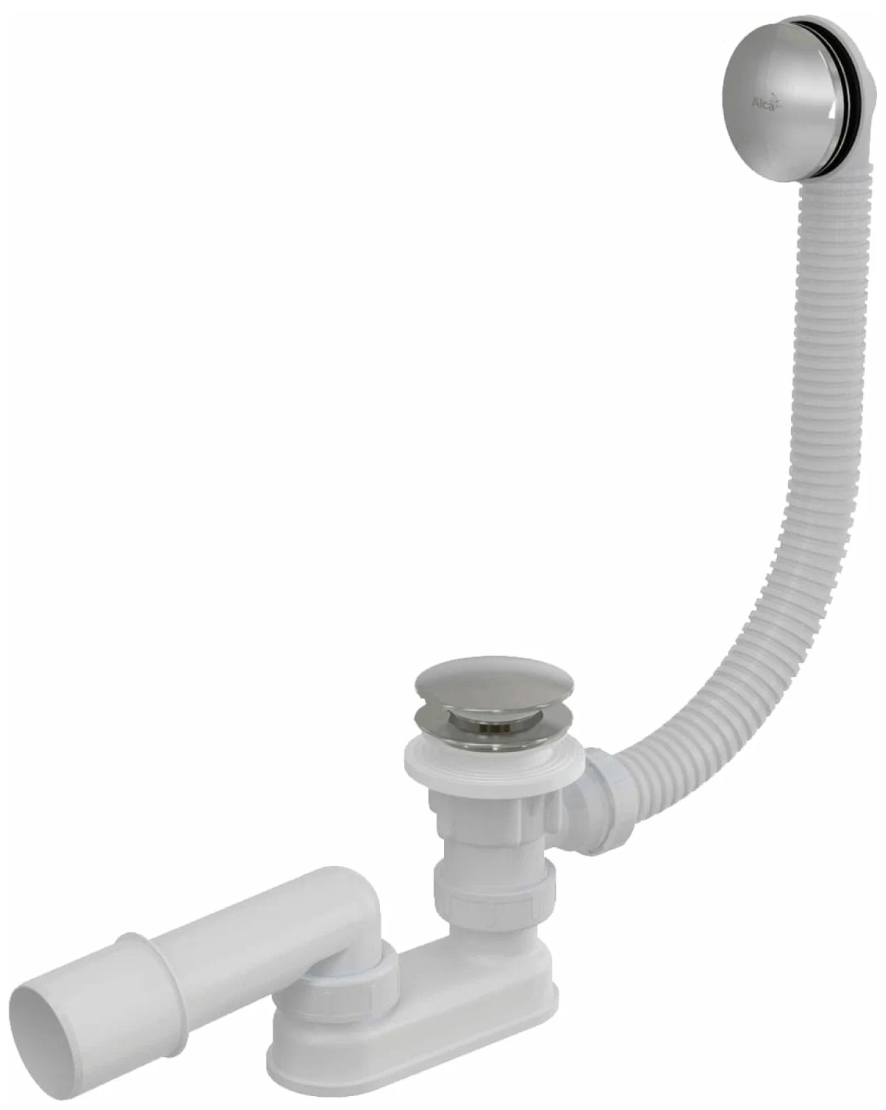 Трубный (коленный) сифон для ванны Alcadrain A504CKM