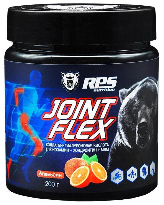 JOINT FLEX RPS NUTRITION, банка 200г Вкус: Апельсин