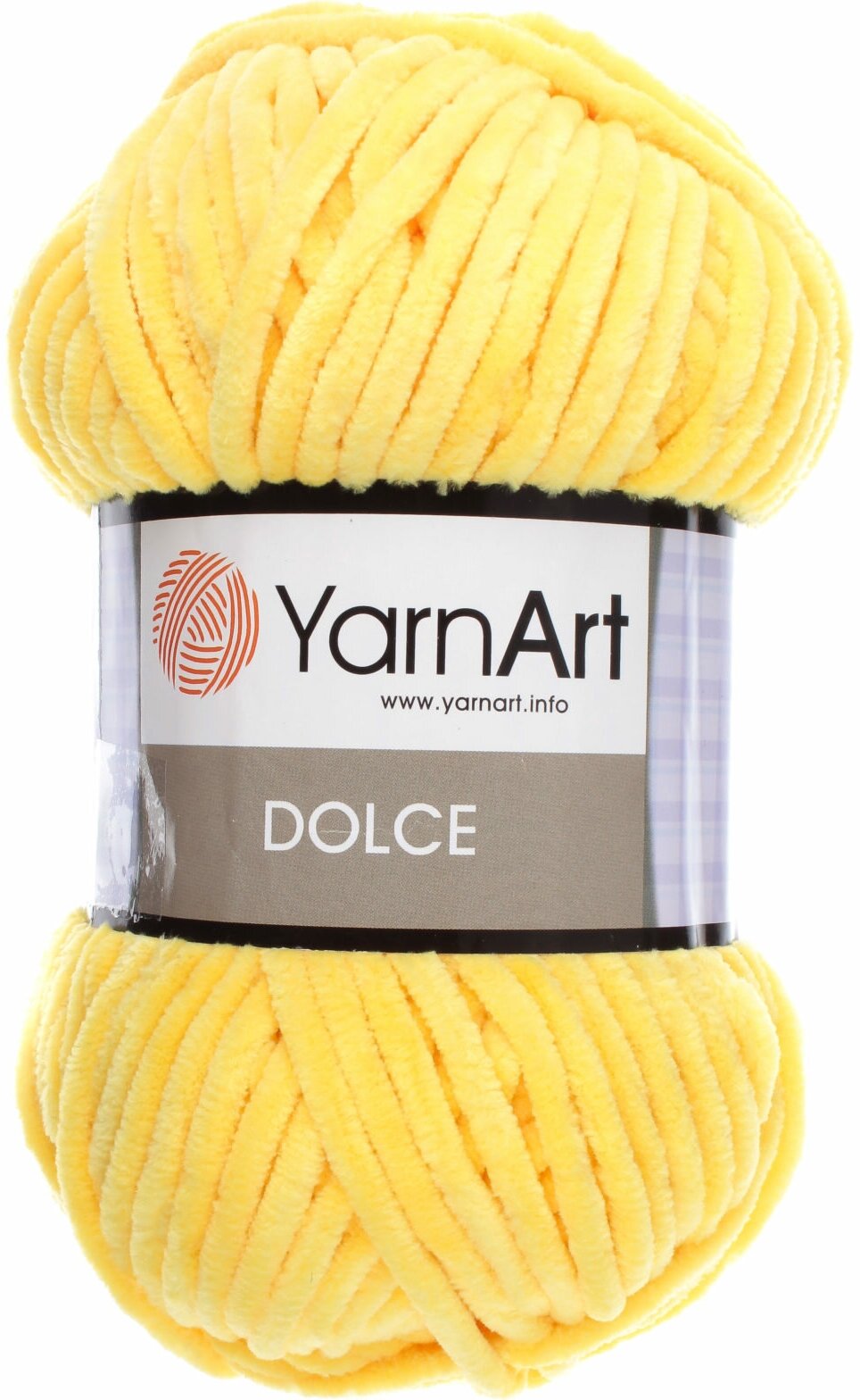 Пряжа YarnArt Dolce лимонный (761), 100%микрополиэстер, 120м, 100г, 1шт