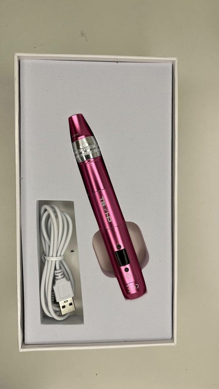 Дермапен Аппарат для фракционной мезотерапии +30 картриджей розовый - фотография № 13