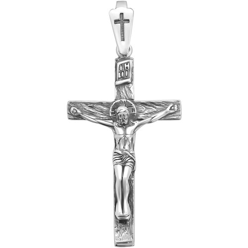 фото Подвеска-крест из серебра яхонт ювелирный арт. 186588
