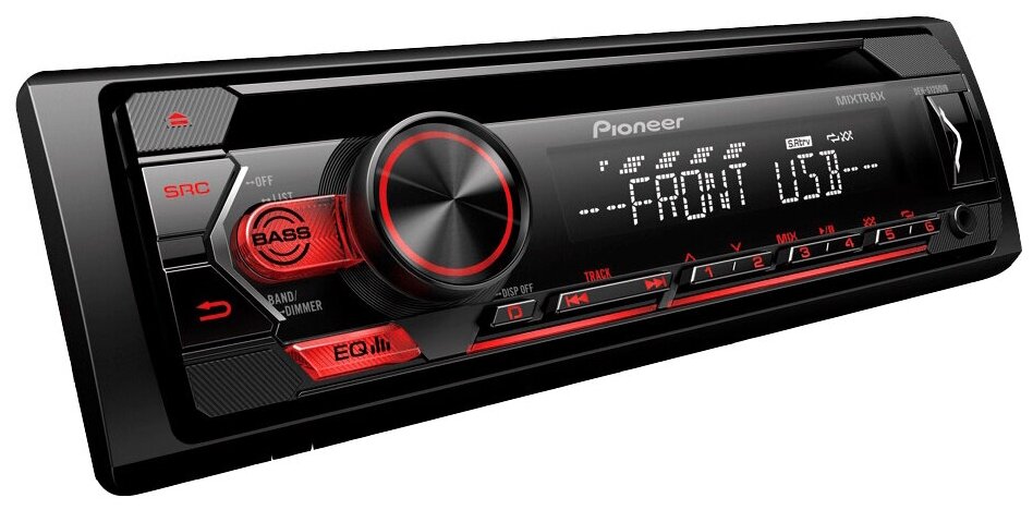 Автомагнитола Pioneer DEH-S1250UB 1DIN 4x50Вт ПДУ RDS