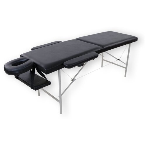 Массажный стол складной 180х60 с съемными подголовником и подлокотниками