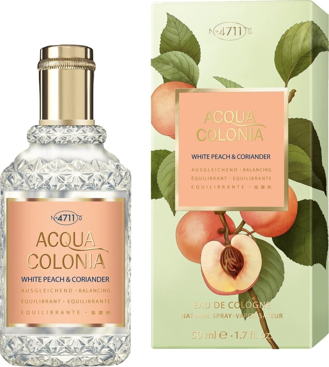 4711 MAURER & WIRTZ Acqua Colonia White Peach & Coriander Одеколон 50 мл