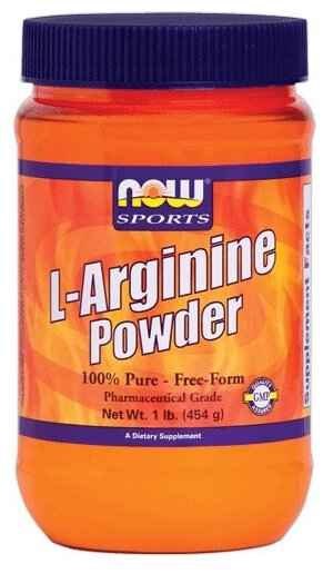 NOW Foods , Sports L-Arginine Powder Аргинин пудра (454 g)