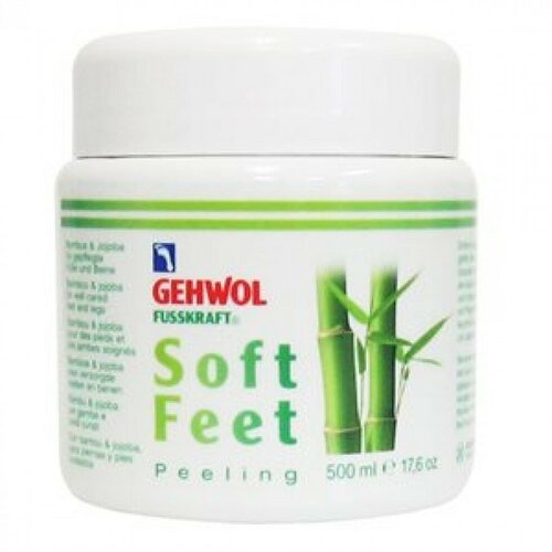 Gehwol Fusskraft Scrub Soft Feet - Пилинг Бамбук и Жожоба 500 мл gehwol fusskraft leg vitality оживляющий бальзам 125 мл