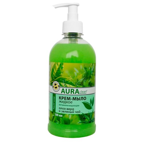 фото Крем-мыло жидкое aura clean