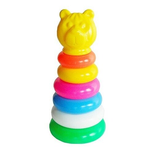 Пирамида Зоопарк Медведь 22см У775 /40/