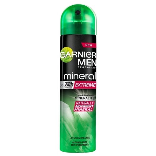 Garnier Дезодорант-антиперспирант мужской Экстрим Men Mineral 72 ч, 150 мл G-N-144841002