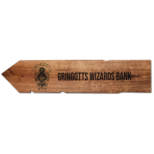 Постер Sihir Dukkani Harry Potter Gringotts 44х10 см