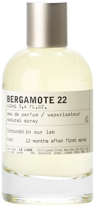 Парфюмерная вода женская Le Labo BERGAMOTE 22 100ml