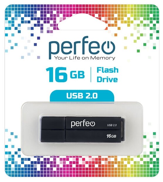 USB флешка Perfeo 16GB C01G2 Black